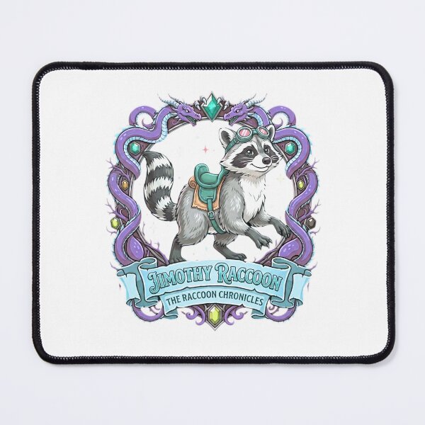Item preview, Jimothy Raccoon in Dragon Crest Frame Illustration designed and sold by blacK1982White.