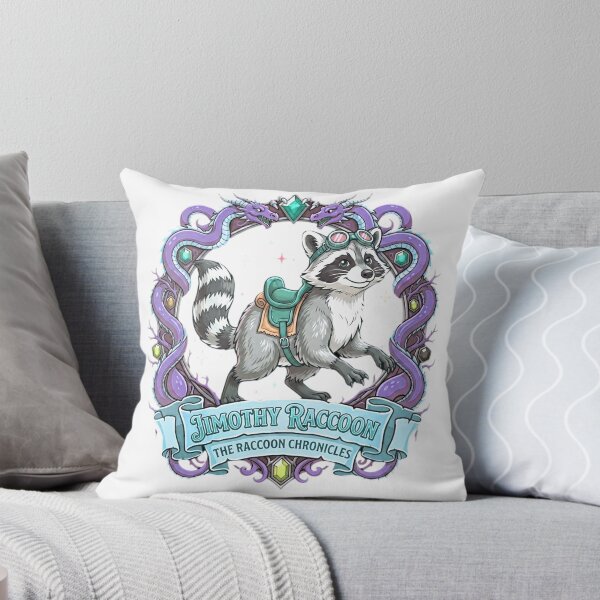 Item preview, Jimothy Raccoon in Dragon Crest Frame Illustration designed and sold by blacK1982White.