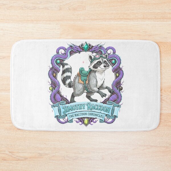 Item preview, Jimothy Raccoon in Dragon Crest Frame Illustration designed and sold by blacK1982White.