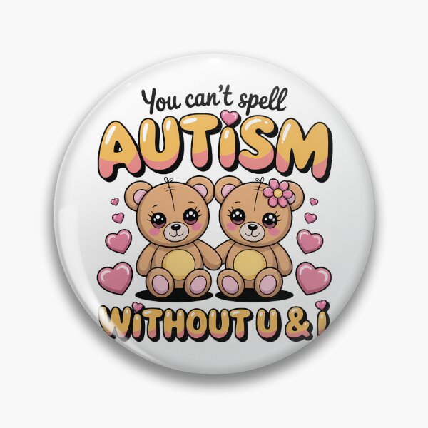 Item preview, YOu cant spell Autism without U & I - Funny Autistic Couple T-Shirt designed and sold by LoFizzy.