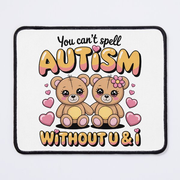 Item preview, YOu cant spell Autism without U & I - Funny Autistic Couple T-Shirt designed and sold by LoFizzy.
