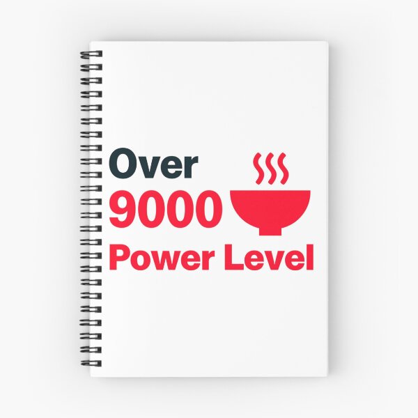 Item preview, Over 9000 Power Level Graphic With Steaming Bowl Icon — Bold Internet Meme Design designed and sold by KanDa-Shop.
