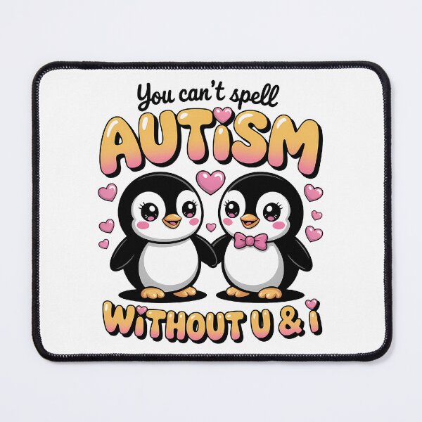 Item preview, You cant spell Autism without U & I - Funny Autistic Couple T-Shirt designed and sold by LoFizzy.