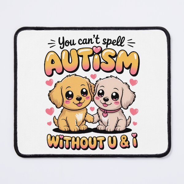 Item preview, You cant spell Autism without U & I - Funny Autistic Couple T-Shirt designed and sold by LoFizzy.
