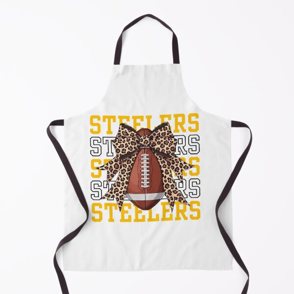 Item preview, Steelers Leopard Bow Football Black Gold Graphic designed and sold by KurtKrueg88967.
