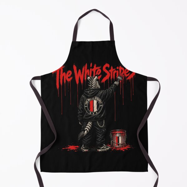 Item preview, The White Stripes Garage Rock Zebra Graffiti designed and sold by ZHISUART.