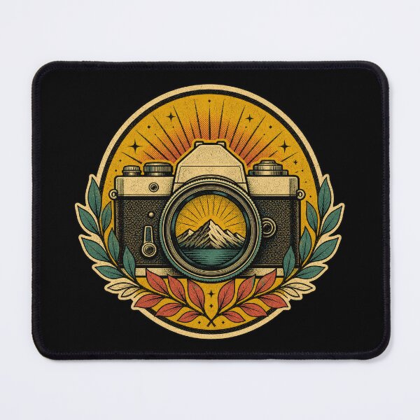 Item preview, Culture Vintage Camera Analog Film Photography Retro Badge designed and sold by Uglyandcute.