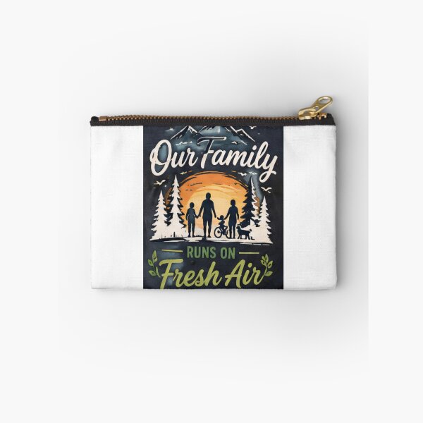 Item preview, Our Family Runs On Fresh Air Outdoor Lifestyle Shirt  snow | Camping Family Gift designed and sold by alexcorporation.
