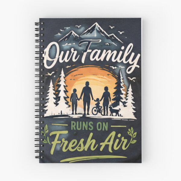 Item preview, Our Family Runs On Fresh Air Outdoor Lifestyle Shirt  snow | Camping Family Gift designed and sold by alexcorporation.