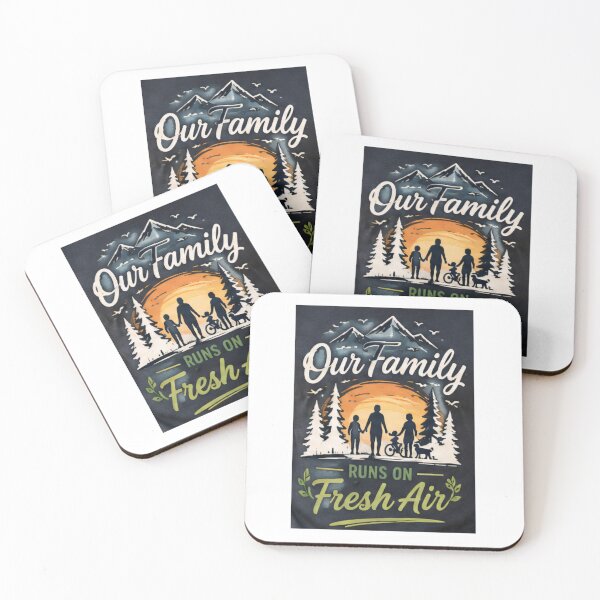 Item preview, Our Family Runs On Fresh Air Outdoor Lifestyle Shirt  snow | Camping Family Gift designed and sold by alexcorporation.