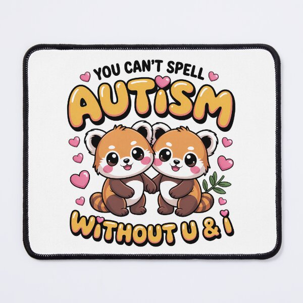 Item preview, You cant spell Autism without U & I - Funny Autistic Couple T-Shirt designed and sold by LoFizzy.