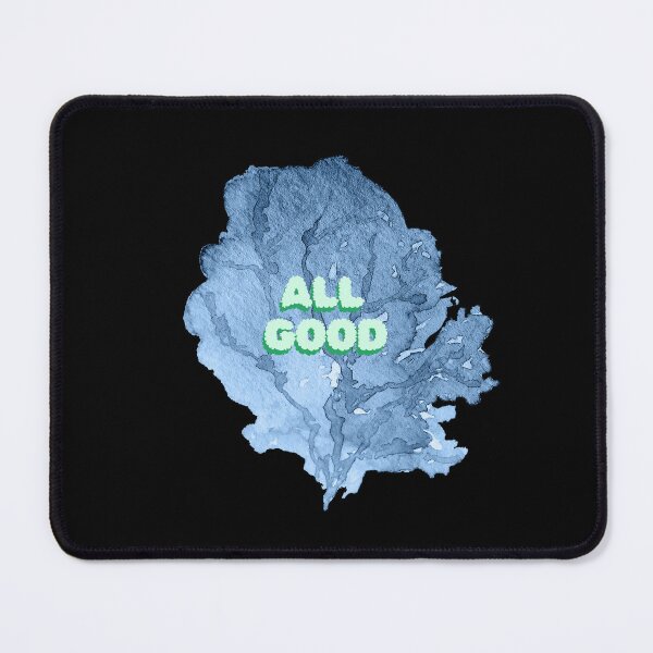 Item preview, All Good – Positive Vibes Paint Splatter Typography designed and sold by CREATIVE HIVE.