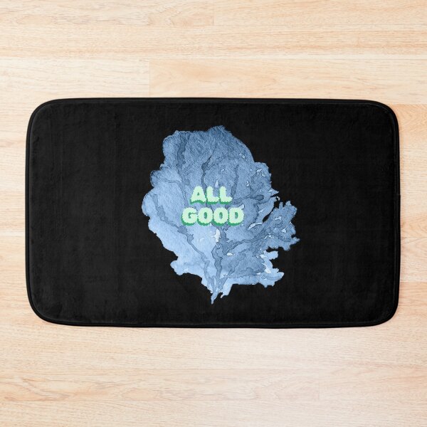 Item preview, All Good – Positive Vibes Paint Splatter Typography designed and sold by CREATIVE HIVE.