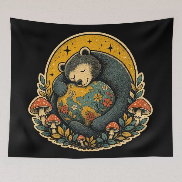 Item preview, Culture Forest Frog Nature Botanical Woodland Illustration designed and sold by Uglyandcute.
