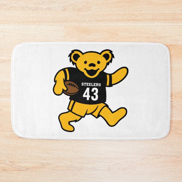 Item preview, Steelers 43 Dancing Football Bear Black Gold Graphic designed and sold by JuliaGall25934.