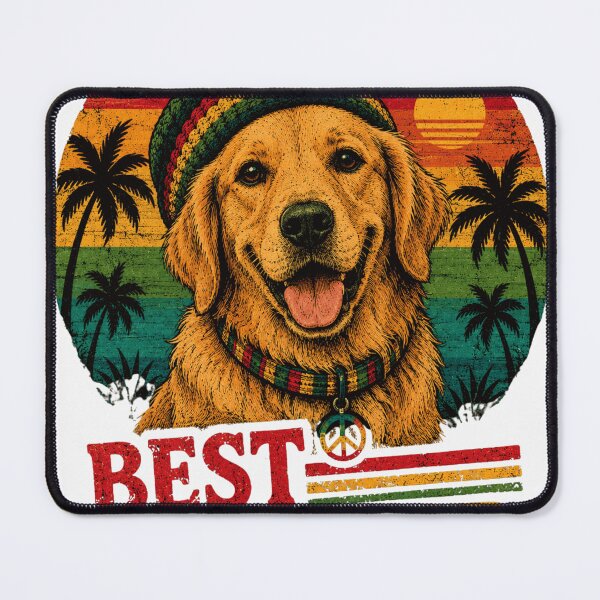 Item preview, Golden Retriever Best Friend – Reggae Vibes Dog Lover Design designed and sold by ADCreativeprint.