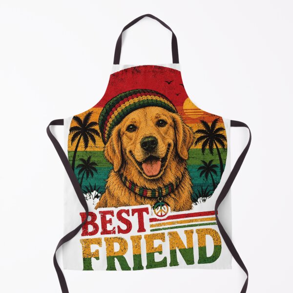 Item preview, Golden Retriever Best Friend – Reggae Vibes Dog Lover Design designed and sold by ADCreativeprint.