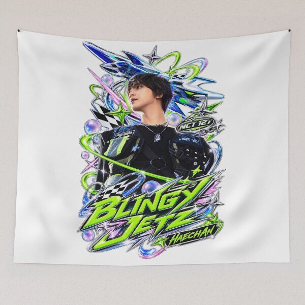 Item preview,  Haechan NCT 127 Blingy Jet Vibrant Cabin Art designed and sold by Valeree Store.