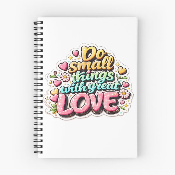 Item preview, Do Small Things With Great Love nspirational Quote designed and sold by MR4me.