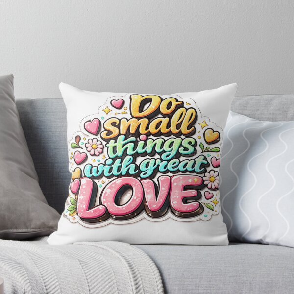 Item preview, Do Small Things With Great Love nspirational Quote designed and sold by MR4me.