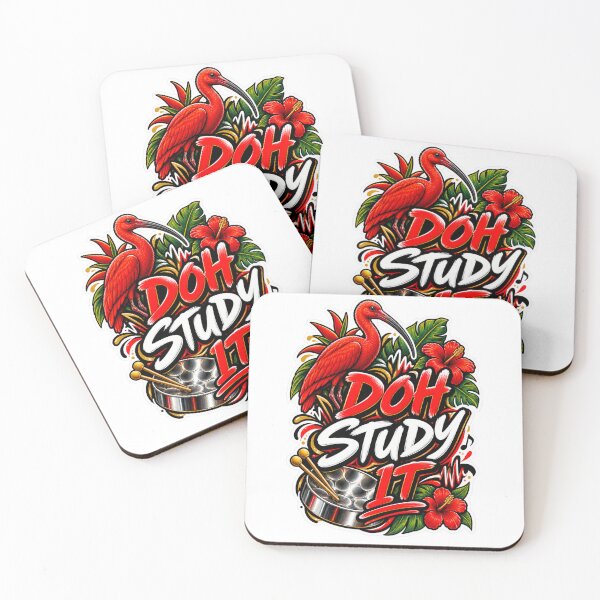 Item preview, DOH STUDY IT – Trinidadian Saying and Steelpan Design designed and sold by CaribChroma.