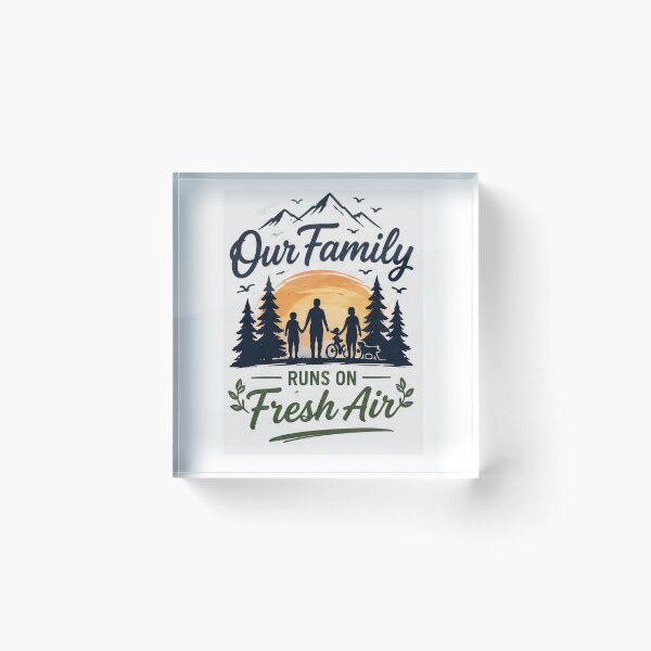 Item preview, Our Family Runs On Fresh Air Outdoor Lifestyle Shirt | Camping Family Gift designed and sold by alexcorporation.