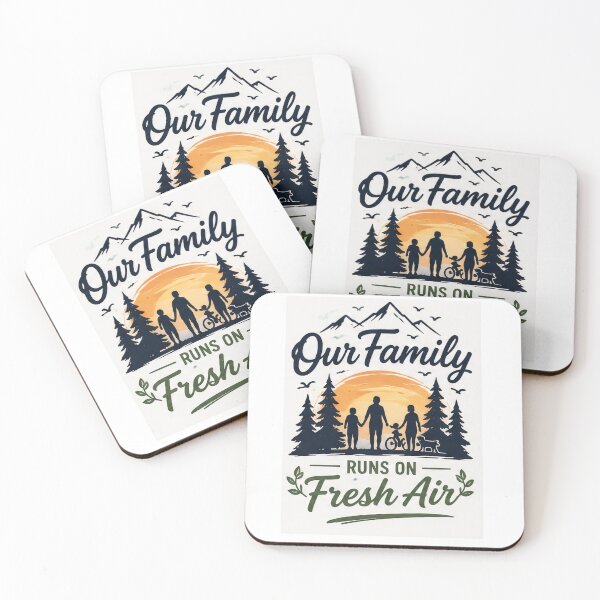 Item preview, Our Family Runs On Fresh Air Outdoor Lifestyle Shirt | Camping Family Gift designed and sold by alexcorporation.