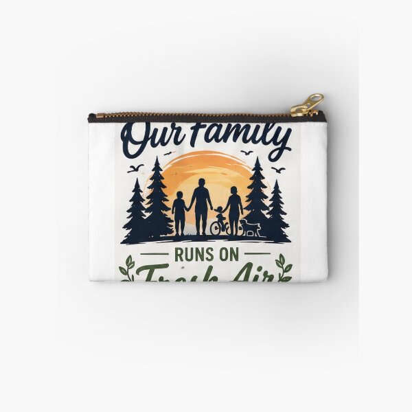 Item preview, Our Family Runs On Fresh Air Outdoor Lifestyle Shirt | Camping Family Gift designed and sold by alexcorporation.