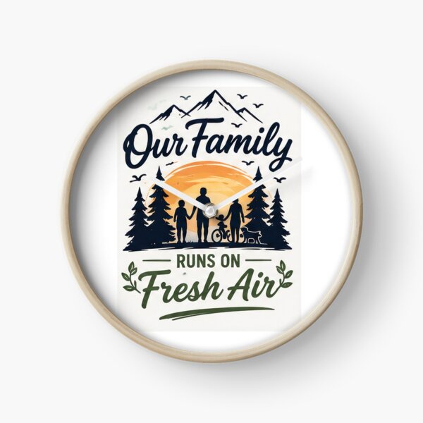 Item preview, Our Family Runs On Fresh Air Outdoor Lifestyle Shirt | Camping Family Gift designed and sold by alexcorporation.
