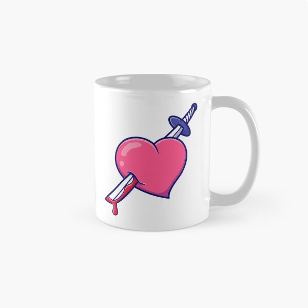 Item preview, Pink Heart Dagger Illustration designed and sold by WadeWhite122.