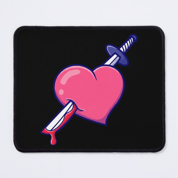 Item preview, Pink Heart Dagger Illustration designed and sold by WadeWhite122.