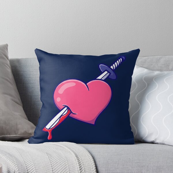 Item preview, Pink Heart Dagger Illustration designed and sold by WadeWhite122.