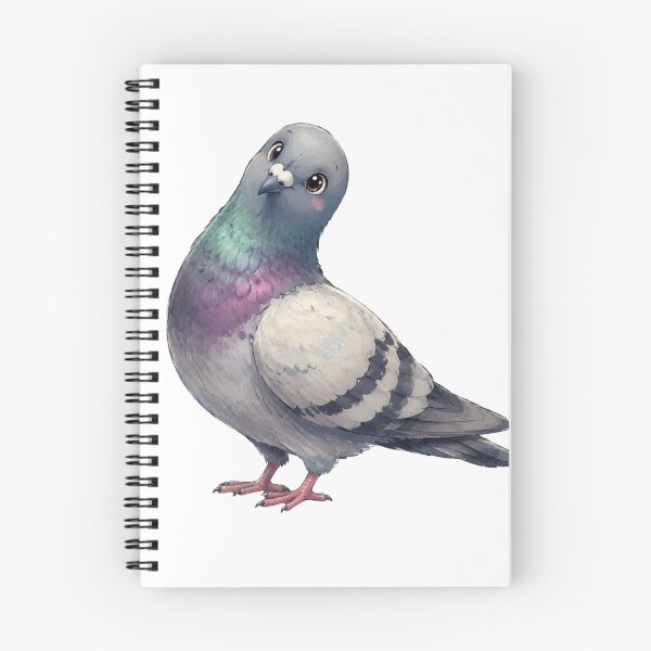 Item preview, cute pigeon art designed and sold by mynarasolwy.