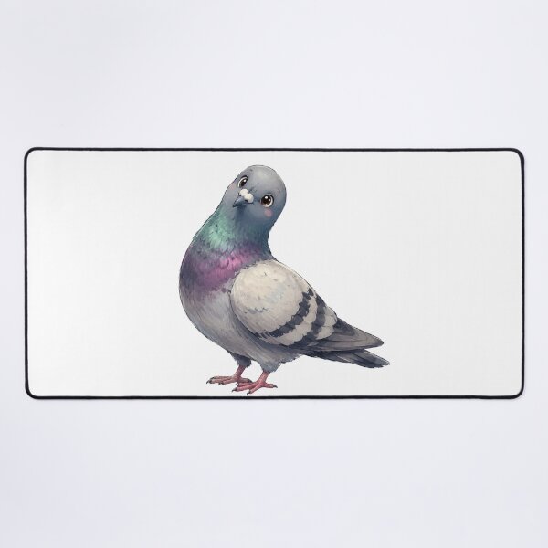 Item preview, cute pigeon art designed and sold by mynarasolwy.