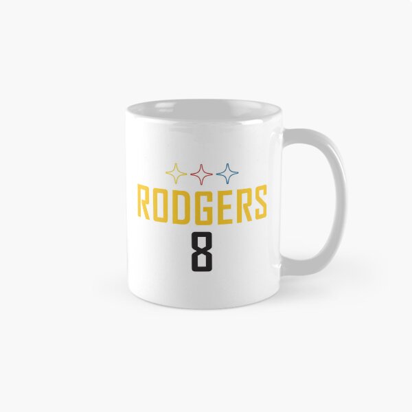Item preview, Rodgers 8 Black Gold Pittsburgh Football Typography Graphic designed and sold by JasmineBr11217.