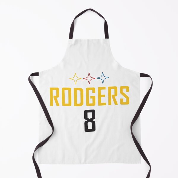 Item preview, Rodgers 8 Black Gold Pittsburgh Football Typography Graphic designed and sold by JasmineBr11217.