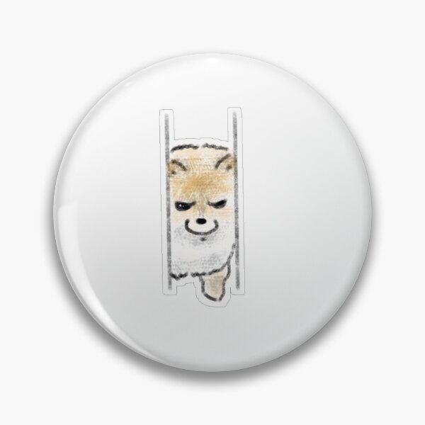 Item preview, Cute Fluffy Pomeranian Peeking Out designed and sold by raun.draw.