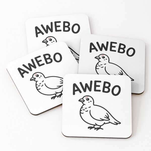 Item preview, Awebo - Funny Red Eyebrow Bird Ptarmigan T-Shirt designed and sold by LoFizzy.