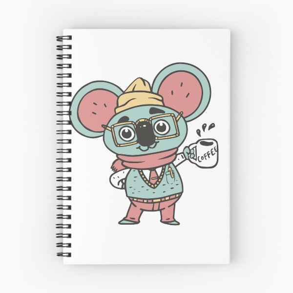 Item preview, Cute Hipster Koala Coffee Lover Funny Animal Kawaii designed and sold by Hilal-Studio.