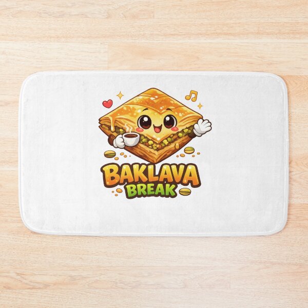 Item preview, Baklava Break Cute Balkan Food designed and sold by OfficialBalkan.