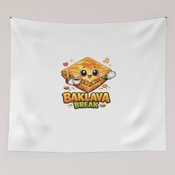 Item preview, Baklava Break Cute Balkan Food designed and sold by OfficialBalkan.