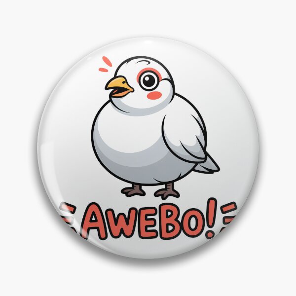 Item preview, Awebo - Funny Red Eyebrow Bird Ptarmigan T-Shirt designed and sold by LoFizzy.