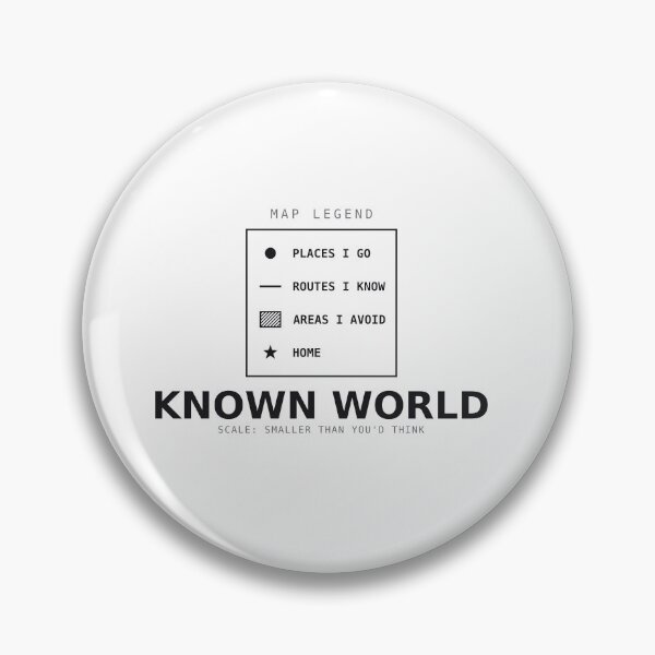 Item preview, Known World Map Legend  designed and sold by deadpansupplyco.