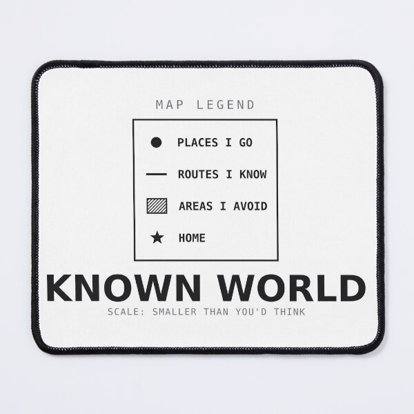Item preview, Known World Map Legend designed and sold by deadpansupplyco.