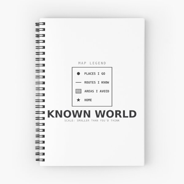 Item preview, Known World Map Legend  designed and sold by deadpansupplyco.