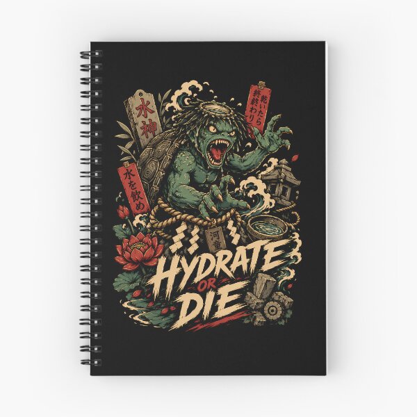 Item preview, Kappa Yokai Heavy Metal Hydrate Or Die Japanese Shirt designed and sold by Tong4130.