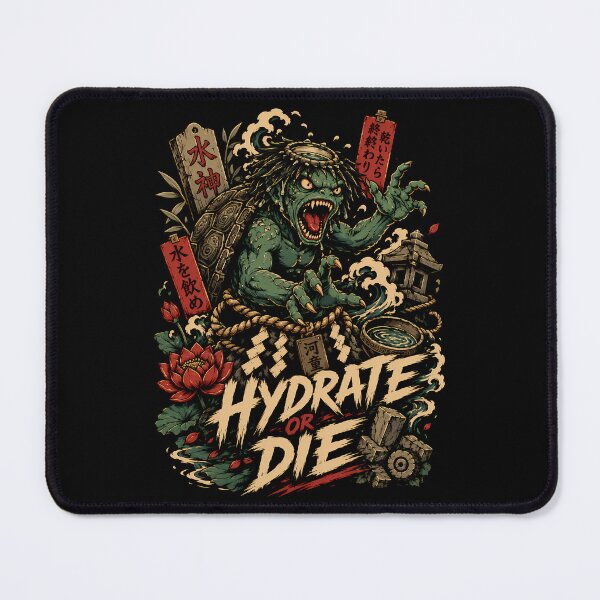 Item preview, Kappa Yokai Heavy Metal Hydrate Or Die Japanese Shirt designed and sold by Tong4130.