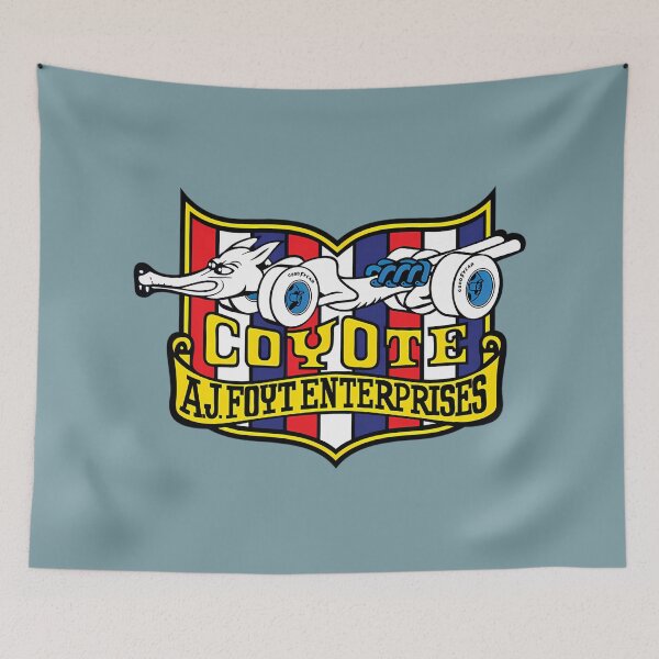 Item preview, A.J Foyt 1967-68 Coyote Indy Race Car Emblem designed and sold by Wardrobess.