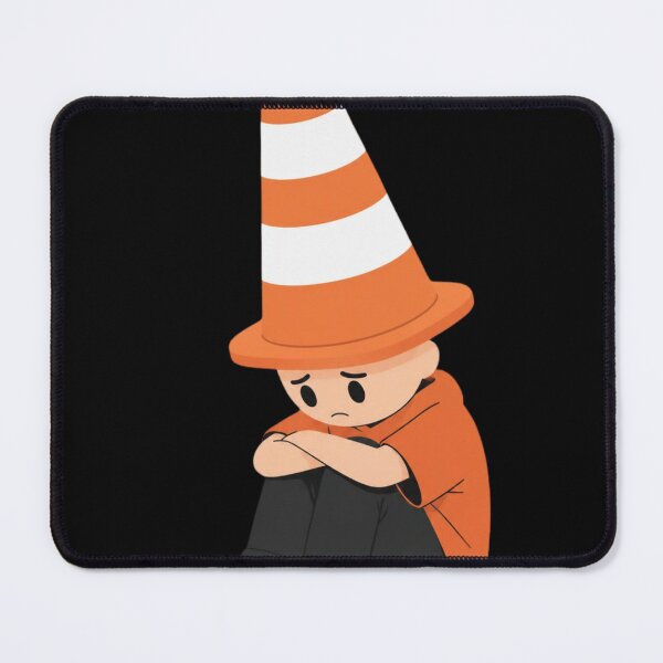 Item preview, Traffic Cone Hat Sad Boy designed and sold by Mudslinger8688.