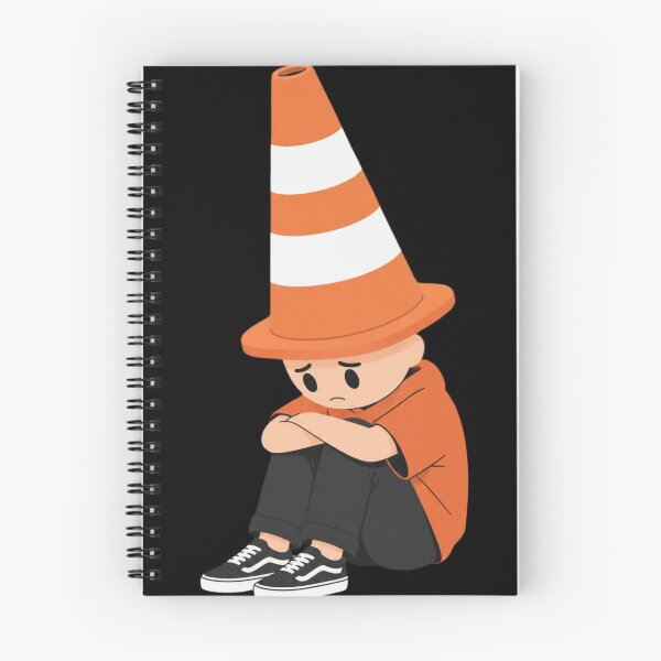 Item preview, Traffic Cone Hat Sad Boy designed and sold by Mudslinger8688.